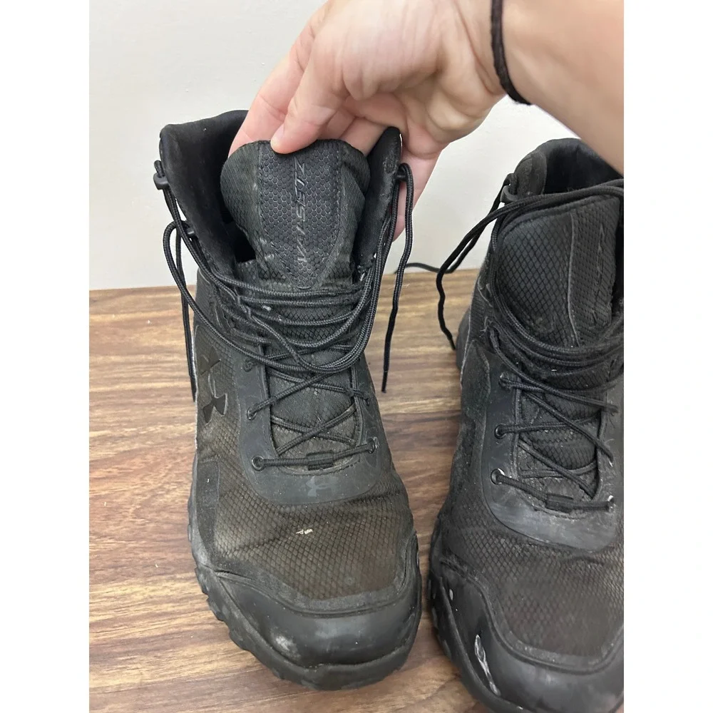 Under Armour Mens Valsetz RTS 1.5 Tactical Boots Black 3021034-001 Size 9.5